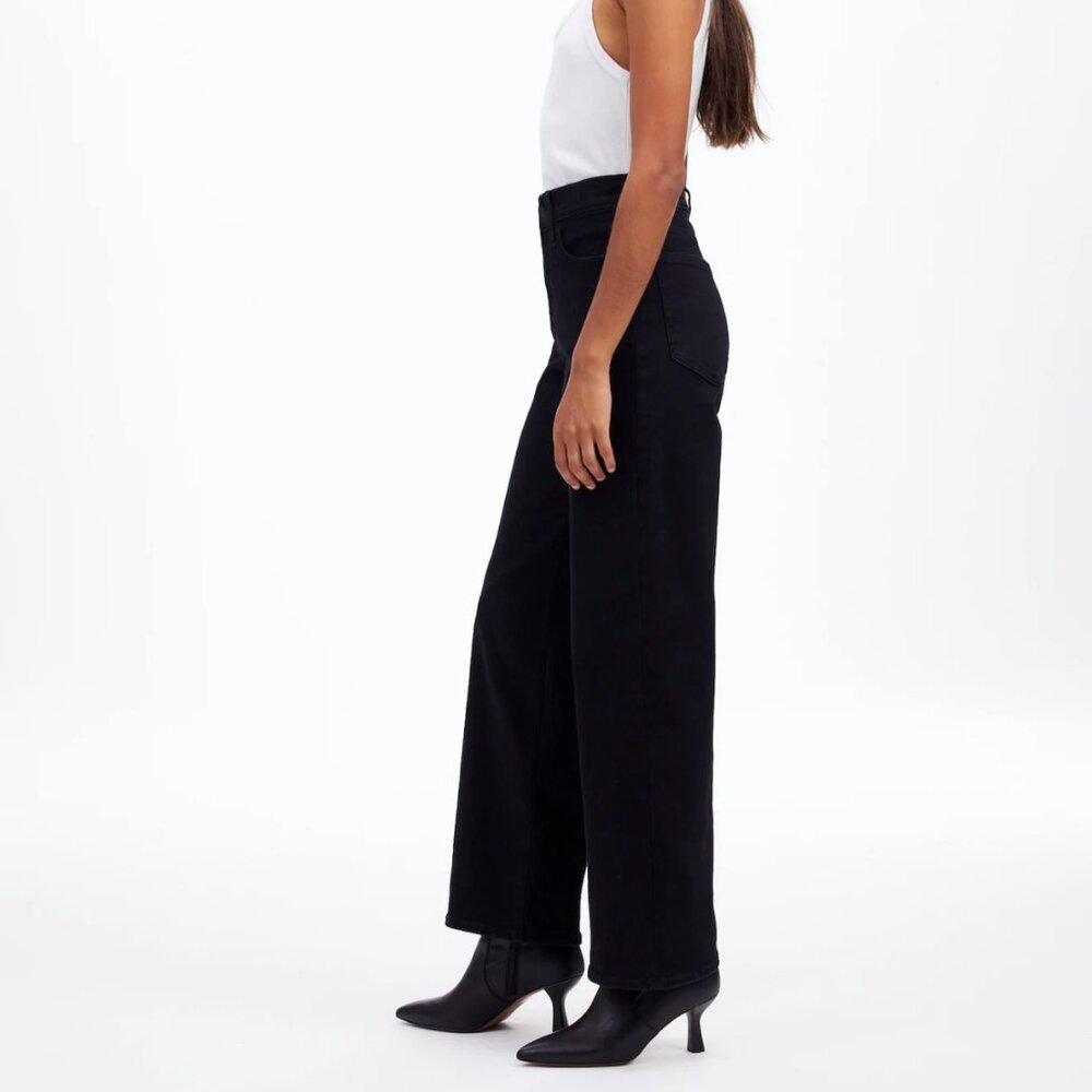 Madewell The Perfect Vintage Wide-Leg Jean • size 27 • - Picture 2 of 13